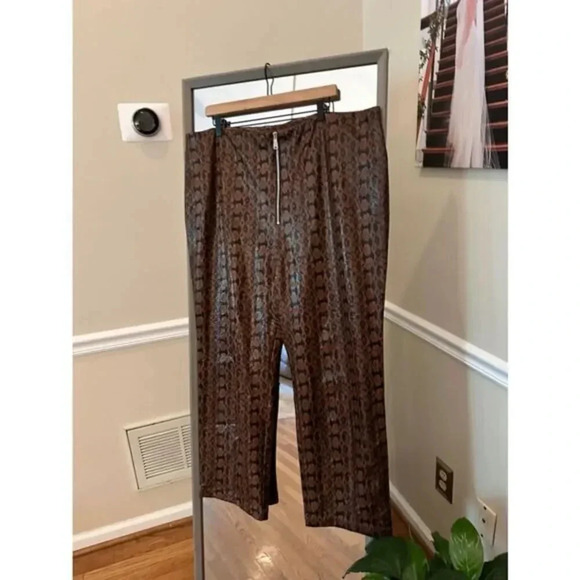 DANIELLE Bernstein Womens Animal Print Straight Leg - Picture 2 of 5